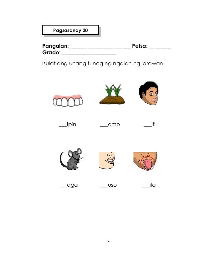 K To 12 Grade 1 Learner S Material In Mother Tongue Based Q1 Q4
