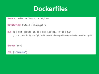 Dockerfiles
 