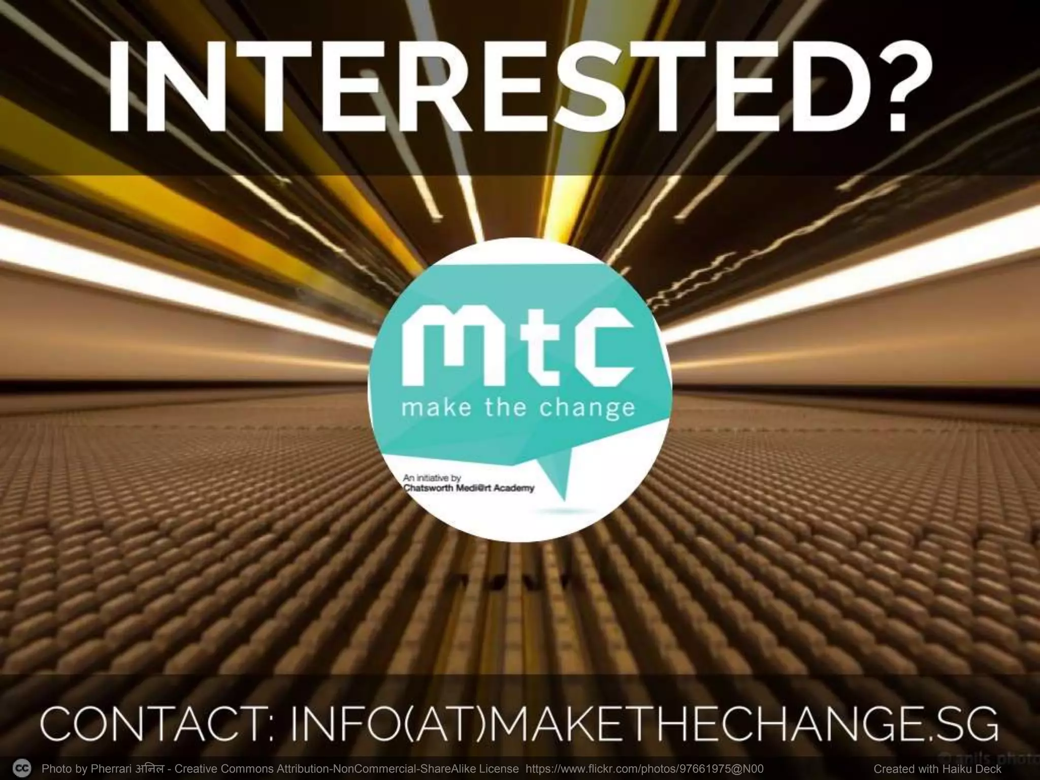 Photo by Pherrari अनिल - Creative Commons Attribution-NonCommercial-ShareAlike License https://www.flickr.com/photos/97661975@N00 Created with Haiku Deck