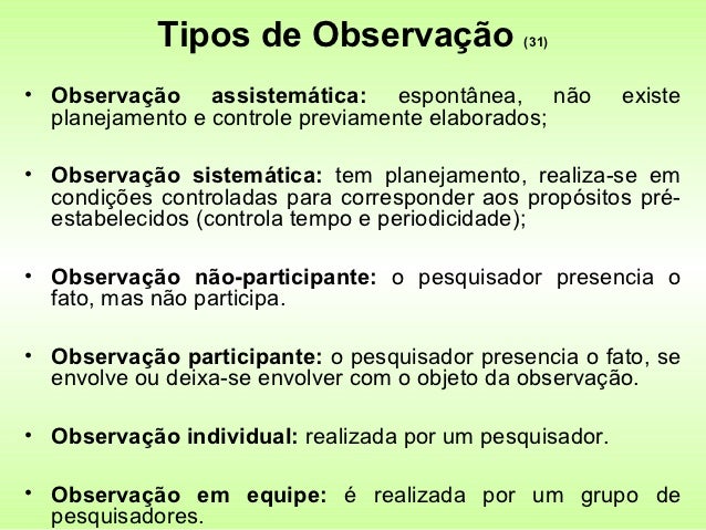 Método De Observação: O Que É, Tipo, Características E Funcionamento ...