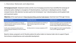 New industrial policy and manufacturing: what trade policy options? | PDF