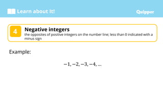 INTEGERS AND THE NUMBER LINE. (MATH)pptx | PPTX