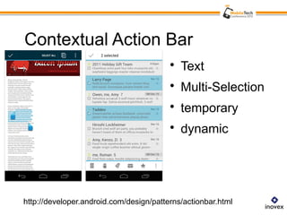 Android ActionBar Navigation reloaded | PDF