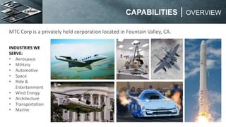 MTCcorp - Aerospace Capabilities 