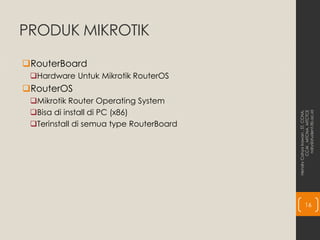 Type Routerboard Umum MTCNA | PDF