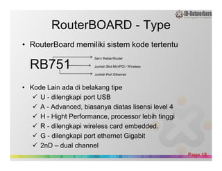Rb751 Router MTCNA Pesentation MikroTik Training Module | PDF
