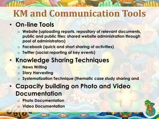 Mtcp2 km tools and strategies | PPT