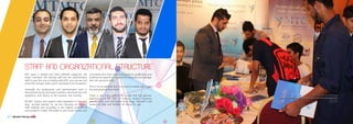 STAFF AND ORGANIZATIONAL STRUCTURESalehAlWazeer
MohammedAlSaati
AliMarhoon
SaeedAbdulKarim
IslamBelal
MTC team is divided into three different categories, the
board members, the training staff and the administrative
staff. In your first visit or dealing with MTC, you can see and
sense the concept «team work» obviously in all transaction.
Internally, the professional and administrative work is
directed and led by the board members, who have very rich
experience and history in the business and training.
All MTC trainers and experts have experience in the area
they provide training. So, we are choosing our training
staff carefully and according to the highest professional
and academic criteria. We prefer to join those trainers and
consultants who have mixture of academic qualification and
professional experience to blend the theoretical knowledge
with the practical skills.
This is not an optional, but it is a must to enable you to gain
the best practices from them.
There is also many staff in the center that has genuine
experiences in the field of training, human resources
development, and information technology. The staff is still
around to help and facilities all things for you.
(Bahrain Exhibition for training & Education pre Employment)(Bahrain Exhibition for training & Education pre Employment)
10 Manahel Training Centre
 