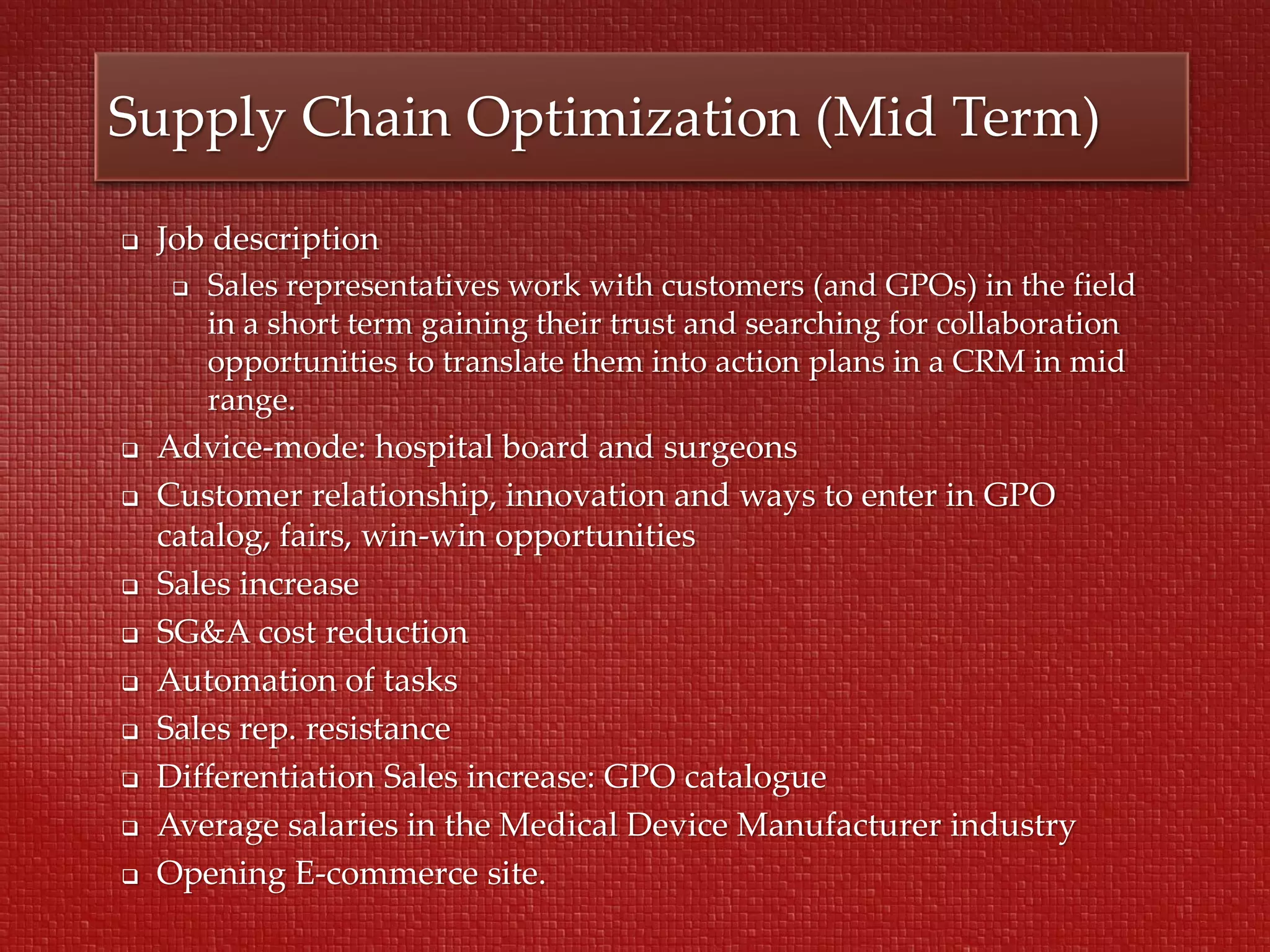Mtc supply chain optimization | PDF | Logistics | Business