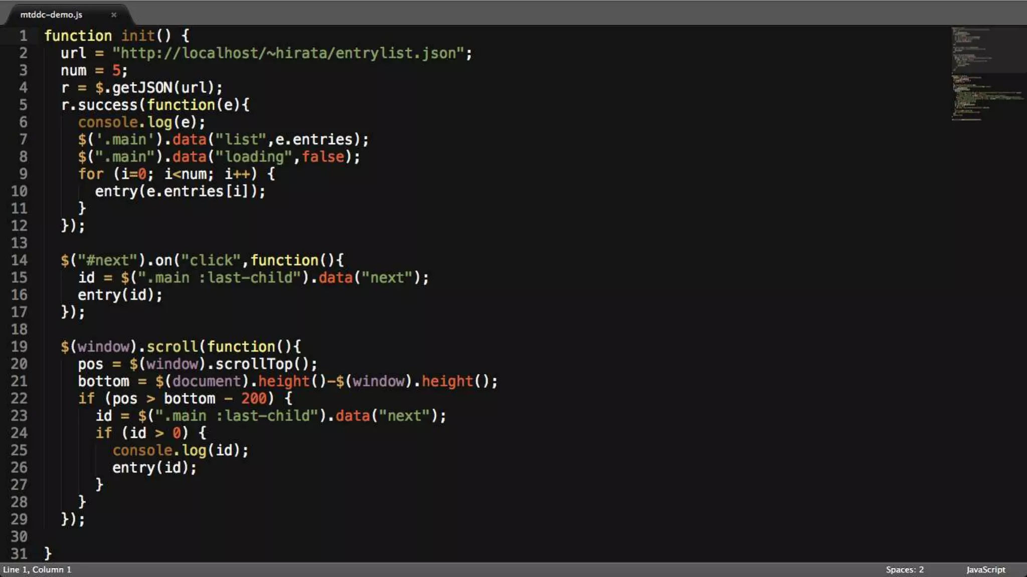 the javascript code                       13




  Daiji Hirata, http://daijihirata.com/
 
