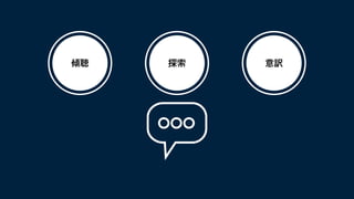 傾聴探索意訳 
 