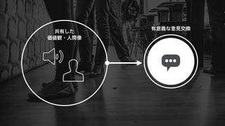 共有した 
価値観・人間像 
有意義な意見交換 
 