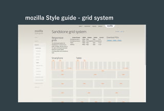 mozilla Style guide - grid system
 