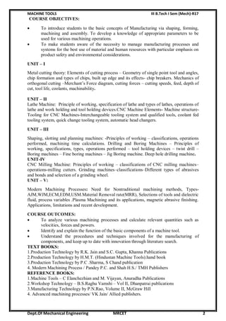 Detailed manufacturing Engineering and technology notes | PDF