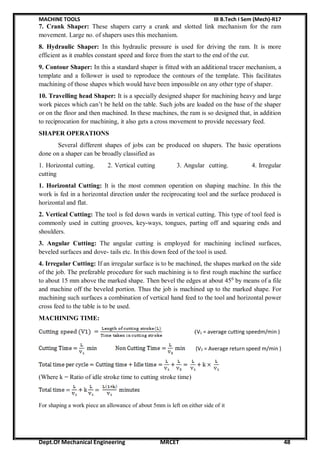 Detailed manufacturing Engineering and technology notes | PDF