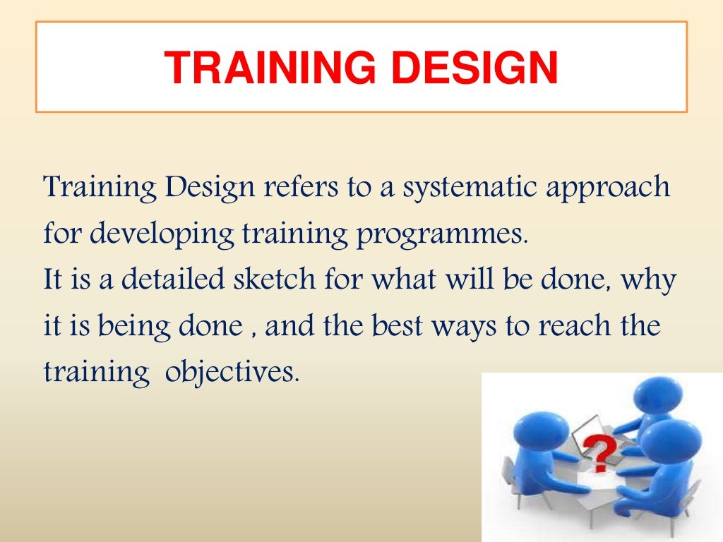 Training Design