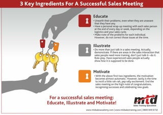 3 Keys For A Successful Sales Meeting
