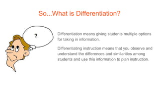 Differentiating Math and Science Instruction | PPTX