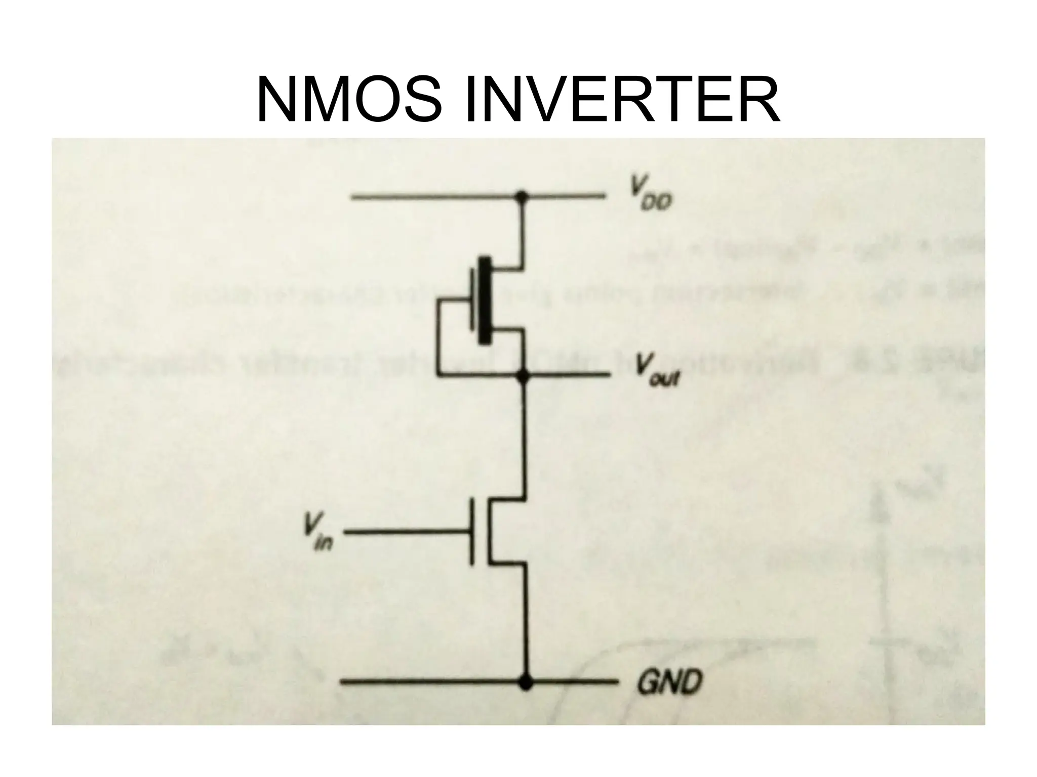 NMOS INVERTER
 