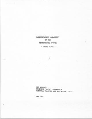 MTEC White Paper 1982 by Guy W. Wallace