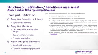 MTE Justification benefit risk analysis training Feb 2020.pptx