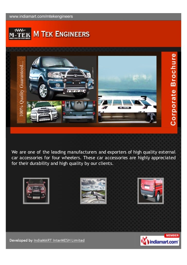M Tek Engineers, Pune, Automobile Accessories