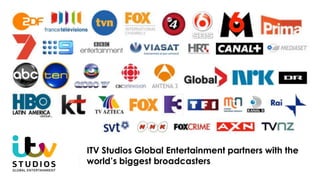 ITV Studios Global Entertainment partners with the
world’s biggest broadcasters