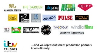 …and we represent select production partners
internationally