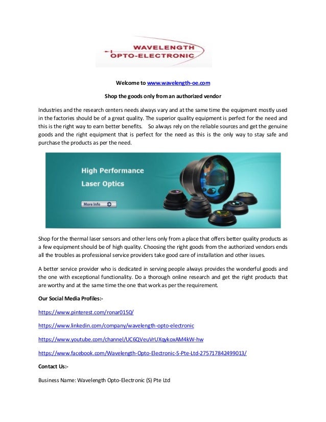 Mtf lens test and measurement at wavelength
