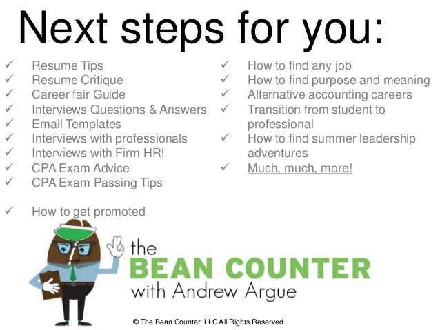 big 4 accounting resumes