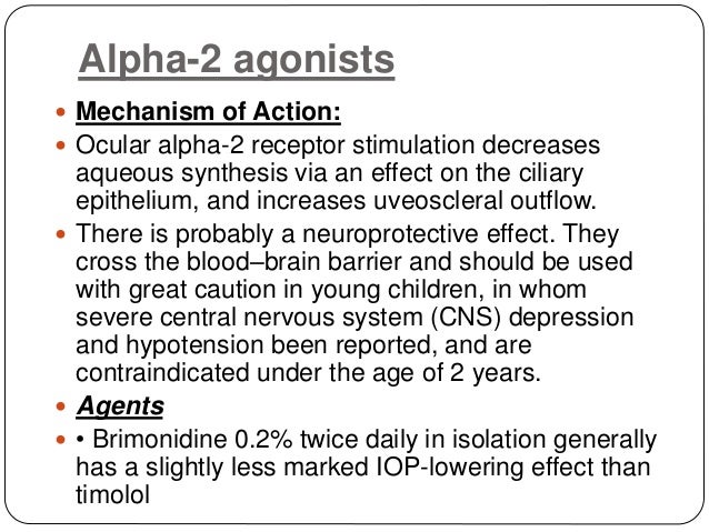 Medical Treatment for Glaucoma