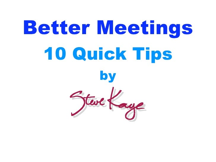 tips for meetings Outlook calendar tips & tricks meetings: a meeting is an activity that involves you and others during the same blocked time period outlook allows you. tips for meetings Outlook calendar tips & tricks meetings: a meeting is an activity that involves you and others during the same blocked time period outlook allows you.