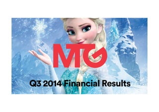Q3 2014 Financial Results 
 