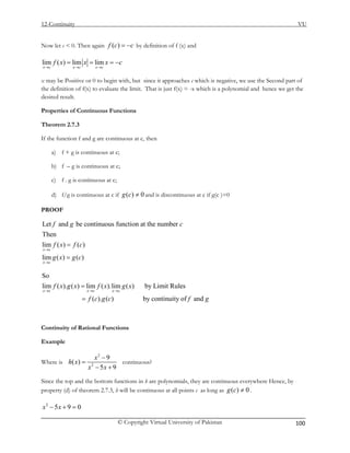 Mth101 handouts 1_45 | PDF