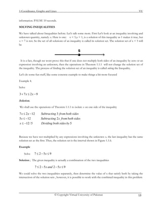 Mth101 handouts 1_45 | PDF