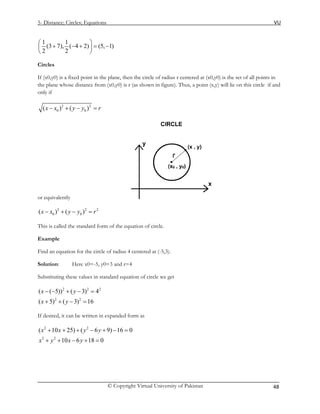 Mth101 handouts 1_45 | PDF