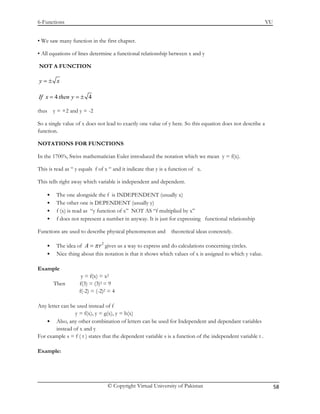 Mth101 handouts 1_45 | PDF