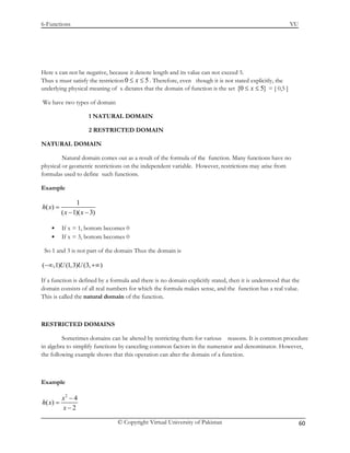 Mth101 handouts 1_45 | PDF