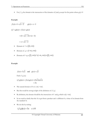 Mth101 handouts 1_45 | PDF