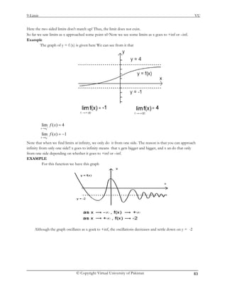 Mth101 handouts 1_45 | PDF