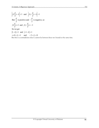 Mth101 handouts 1_45 | PDF