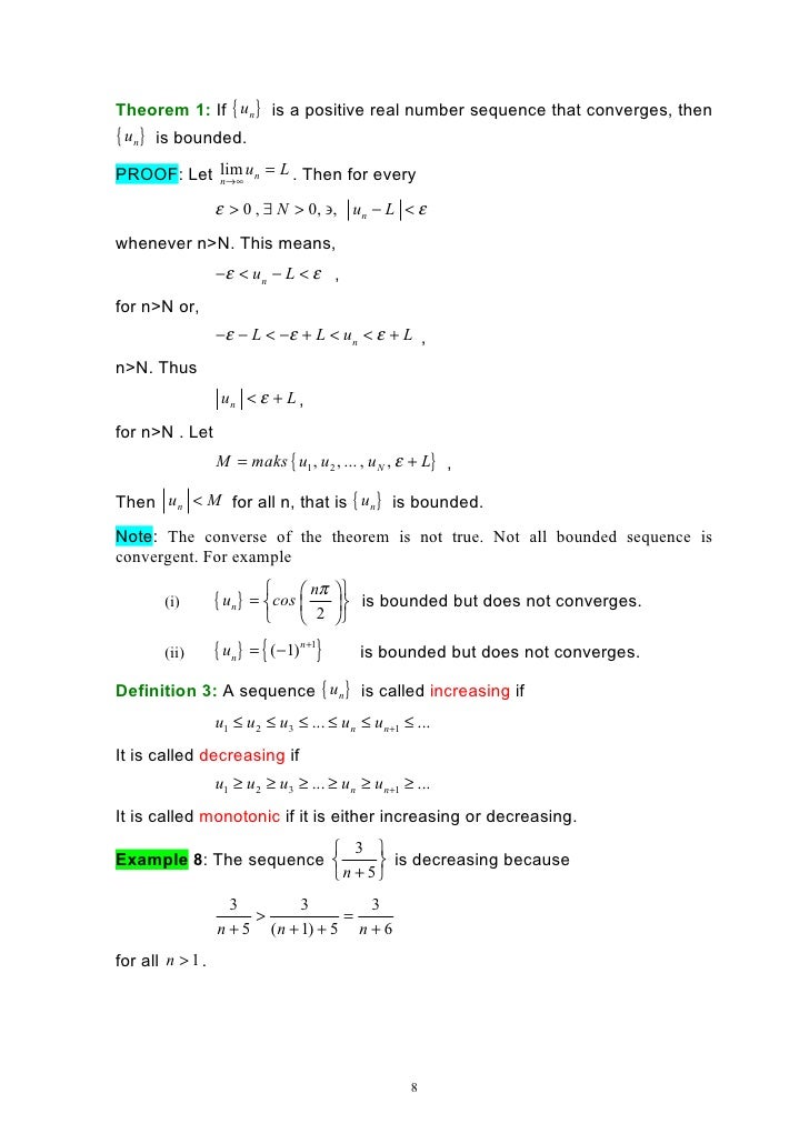 Mth3101 Advanced Calculus Chapter 2