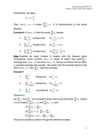 Mth3101 Advanced Calculus Chapter 3 | PDF