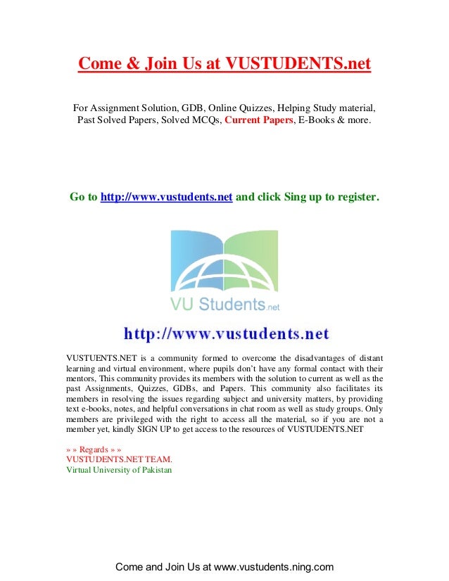 Virtual university assignments ning