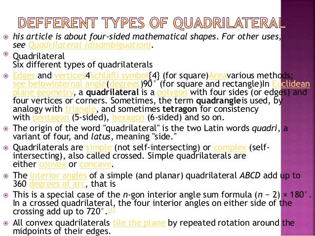 Types Of Quadrilaterals Diagram Choice Image - How To 