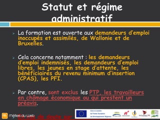 Les axes de la Formation