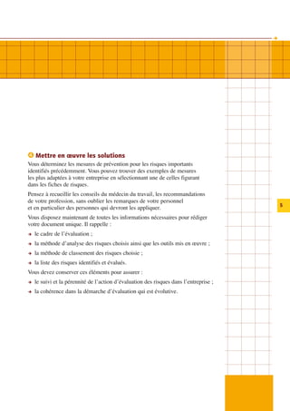 Méthode inrs d'évaluation des risques professionnels | PDF