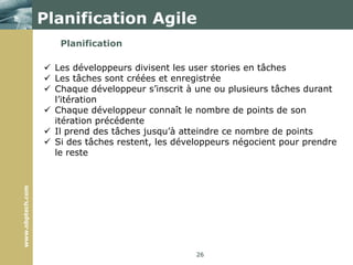 Les principes agilesLogiciel fonctionnel au lieu de documentation massiveUn code sans documentation est un désastre