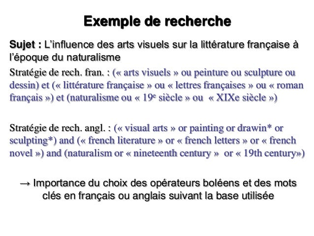 Méthodologie de la recherche documentaire informatisée