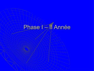 Phase I – II Année 